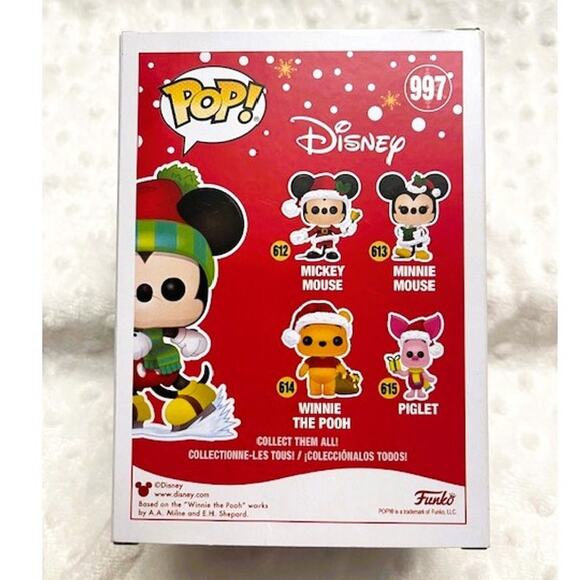 Disney Mickey Mouse Holiday Amazon Exclusive Funko Pop ! (#997), (2020), NEW - Picture 2 of 7